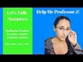 Let s Talk Stats How to find the standard deviation using a graphing calculator TI-83 TI-84