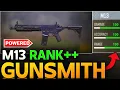 THIS INSANE M13 BUILD MAKES YOU WIN BEST M13 RANK GUNSMITH IN CALL OF DUTY MOBILE
