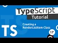 TypeScript Tutorial - Rendering an HTML Template