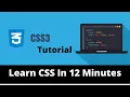 Learn CSS in 12 minutes CSS Tutorial for Beginners