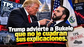 Donald Trump habla del TPS para salvadoreños y habla de Nayib Bukele.