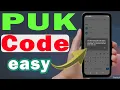 How to get puk code for sim card step by step