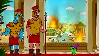 Glep Causes the Fall of Rome Smiling Friends S3 E8 Clip