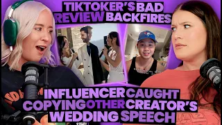 Influencer Caught Copying Other Creator S Wedding Speech TikToker S Bad Review Backfires 293 