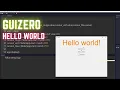 Python - guizero 1 helloworld