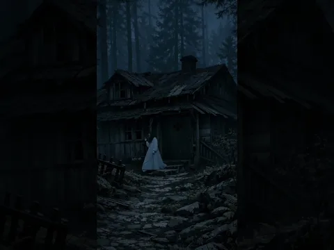 Cinematic Sosok Wanita Baju Putih Di Rumah Tua #shorts