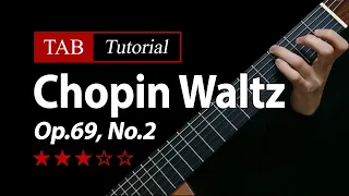 (Chopin) Waltz Op.69, No.2 - Tab & Lesson