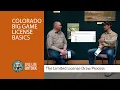 Colorado s Big Game License Basics Limited License Draw Process