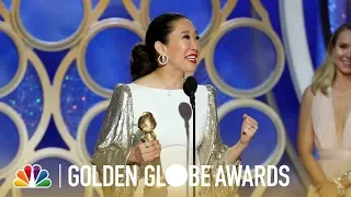 Sandra Oh Wins Best Actress in a TV Series Drama - 2019 Golden Globes Highlight