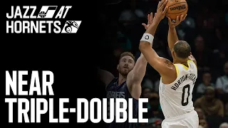 THREE Score DOUBLE DOUBLES Vs Hornets UTAH JAZZ 