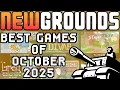 Newgrounds Monthly Game Review Best of October 2025