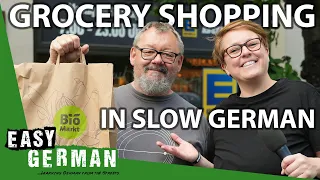 going to the supermarket in slow german super easy german 231