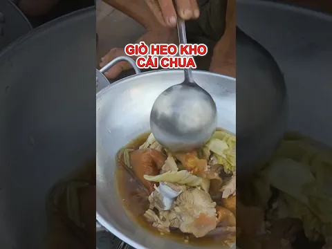 Lai rai "Giò Heo Quay Kho Cải Chua" Mùa Nước Nổi | Nét Quê