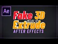 Fake 3d Extrude Inside of After Effects - After Effects Tutorial