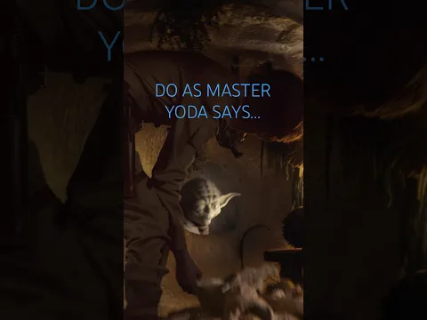 Do as Master Yoda says! | WATCH THE PARODY, YOU MUST… #StarWars