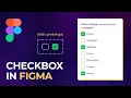 Create Checkbox in Figma Figma Prototype Figma tutorial for beginners MrSid