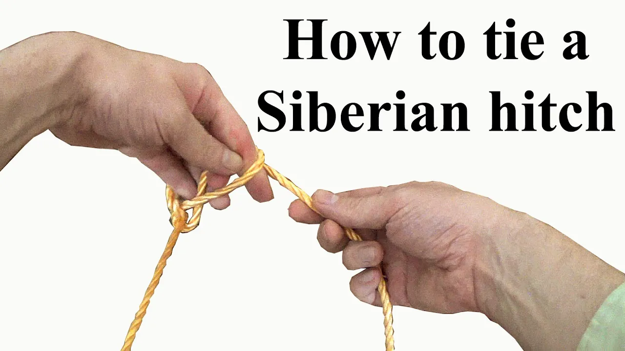 Siberian hitch - how to tie one, for absolute beginners