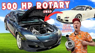Swapping an RX7 Engine into an RX8 - MY Half PRICE RX7