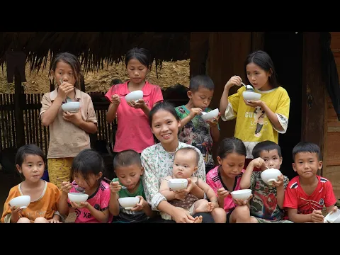 Download MP3 Cooking Traditional Sweet Soup with Poor Children - Life of a 17-Year-Old Single Mother | Ly Tieu Ca
