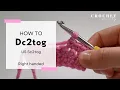 How to do a decrease crochet dc2tog UK sc2tog US Right-Handed Beginner Crochet