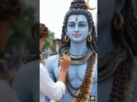 🙏लड़के ने अपनी कला से बनाया महादेव का रूप ❤️#shorts #bhakti #explore #mahadev ❤️🙏🔱
