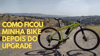 COMO FICOU MINHA BIKE DEPOIS DO UPGRADE