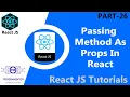 26 Passing Methods As Props In React Method As Props Passing Function To Props