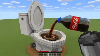 Realistic Coca-Cola vs Toilet (what will happen?) - Minecraft Compilation