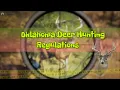 Oklahoma Deer Hunting Regulations