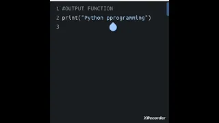 Print function in python