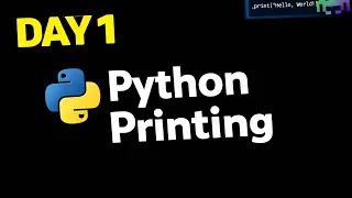 Day 1 Of Learning Python Print Function