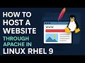 Apache server setup and website deployment in RHEL 9