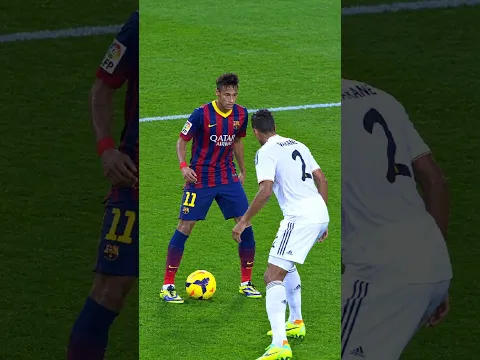 Young Neymar vs Real Madrid.