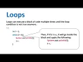 Lesson 8 - Java While Loop