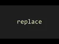 String replace in js