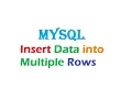 Insert data into multiple rows of a table Database MySQL