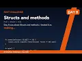 Structs and methods - Day Rust Challenge
