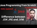 Tutorial 02 Difference between JDK JRE and JVM JVM VS JRE VS JDK in Java