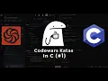 Solving 4 Codewars Kata in C 6kyu