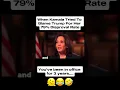 Kamala blamed Trump for her disapproval rate