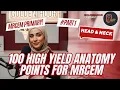 MRCEM Primary 2026 Head Neck Anatomy Part 1 100 High-Yield Points
