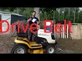 How to replace a cub cadet drive belt