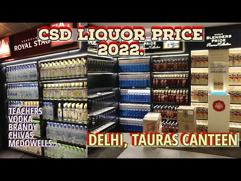 Download MP3 CSD LIQUOR PRICE LIST 2022 ||Delhi Tauras Canteen||