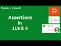 Assertions in JUnit 4 Java TechHub