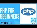 Introduction to PHP Programming PHP Tutorial PHP For Beginners Learn PHP Programming