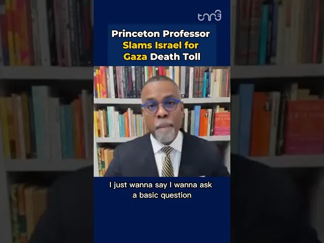 ⁣Princeton Professor Slams Israel for Gaza Death Toll