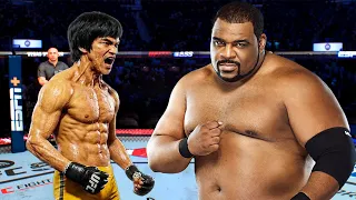 BRUCE LEE vs Keith Lee WWE EPIC FIGHT IN UFC 4