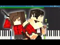 Download Lagu Nightmares - Minecraft Song - Piano Tutorial - WE ARE FURY (Rainimator)