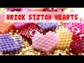 Brick Stitch Heart Demonstration