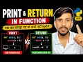 Print vs Return in Python Functions Complete Explanation Python Tutorial for Beginners